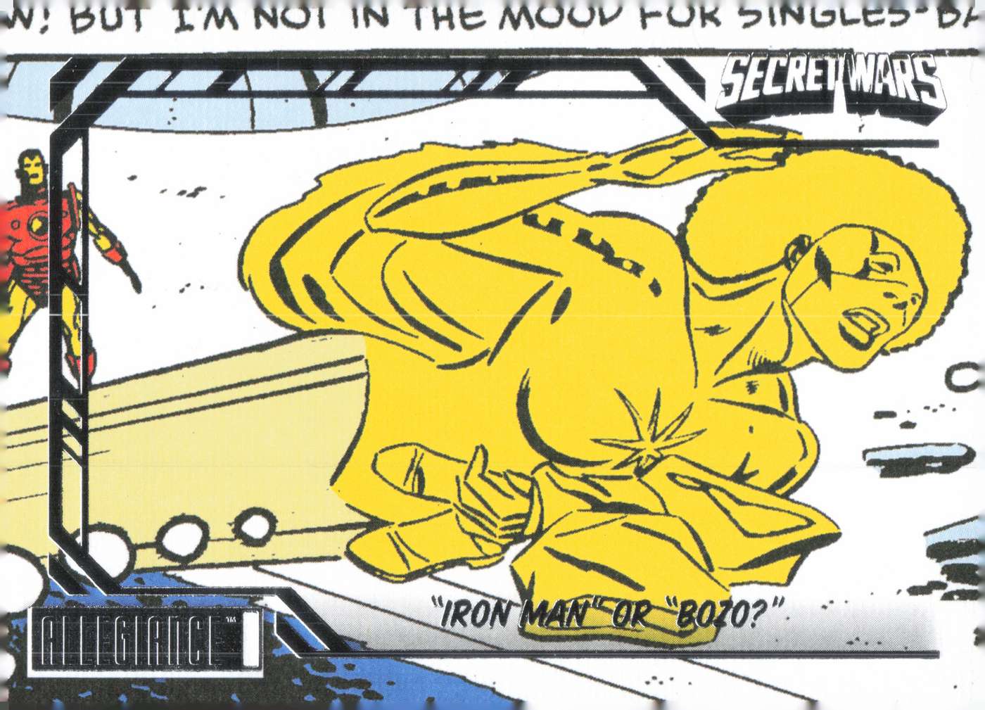 Secret Wars #6 - "Iron Man" or "Bozo?"