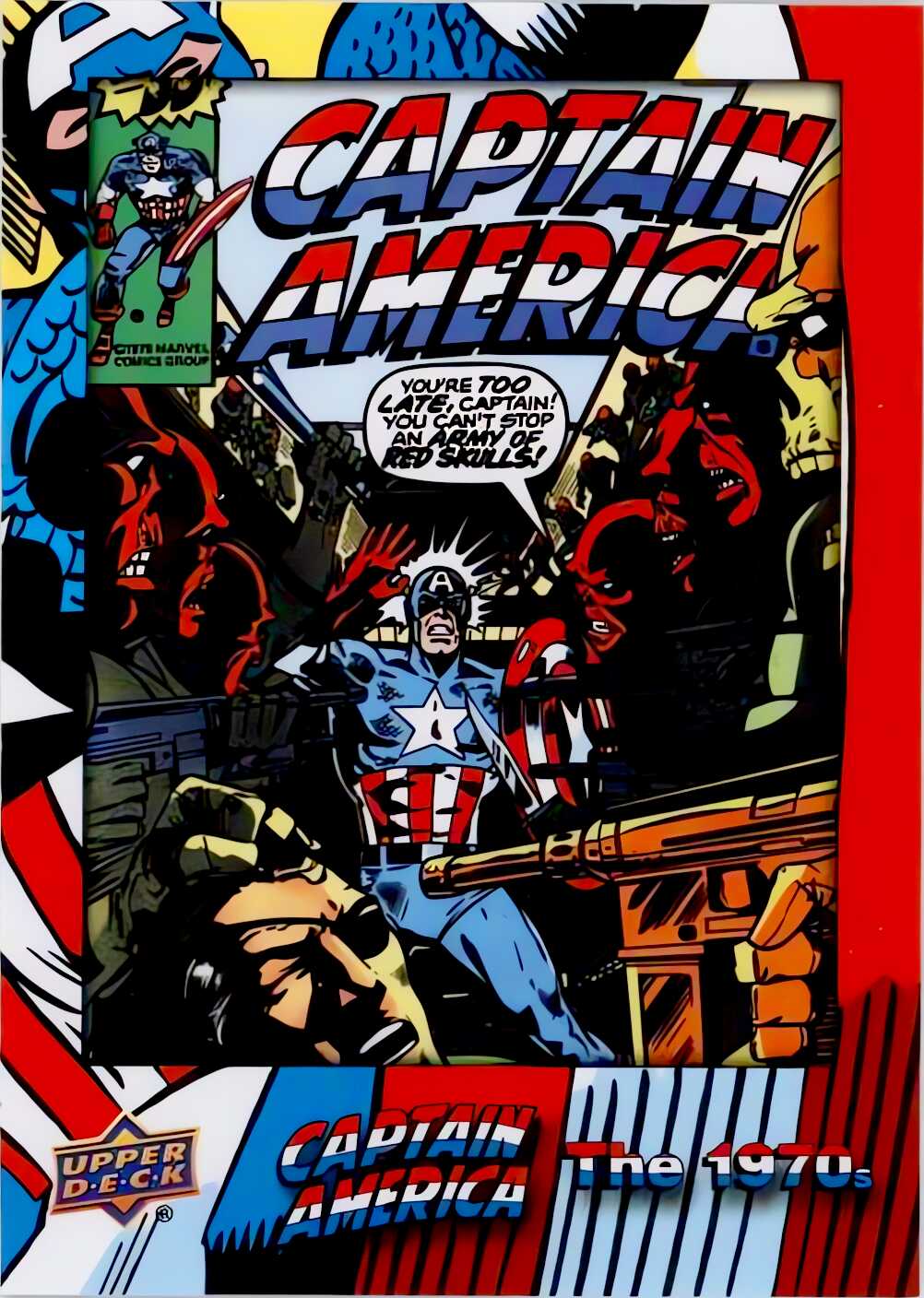 Bucky claims that he had no part in the explosion