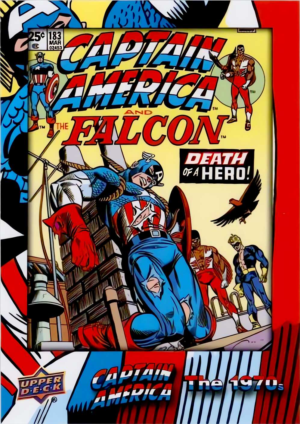 Captain America reaches the rooftop and sees Bucky
