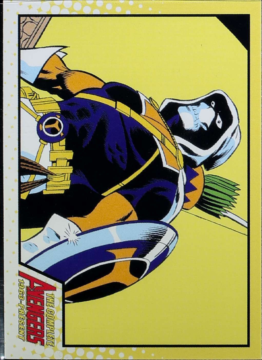 The Avengers confronted the Taskmaster, a vill