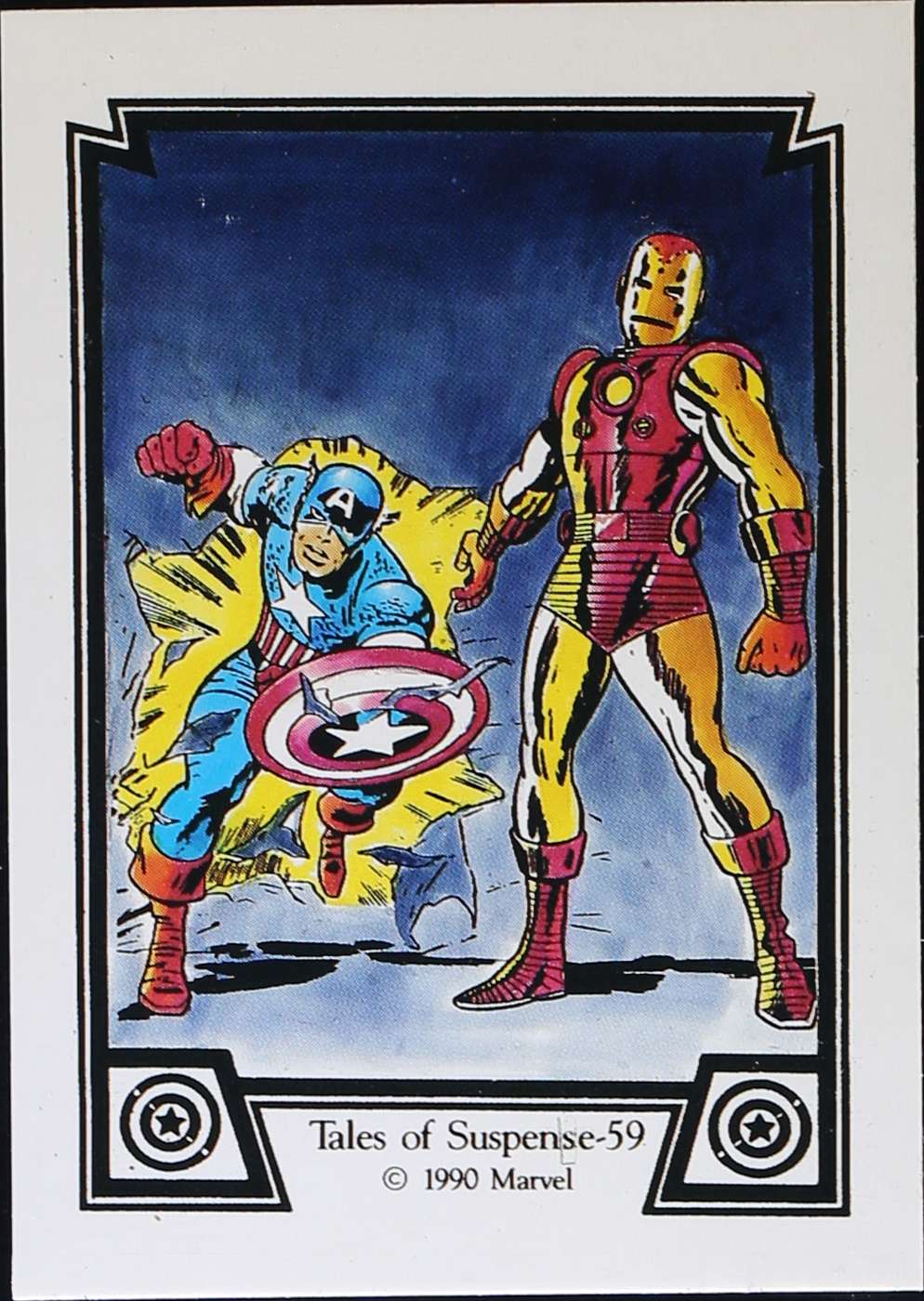 Captain America catches Crossbones, who puts up a