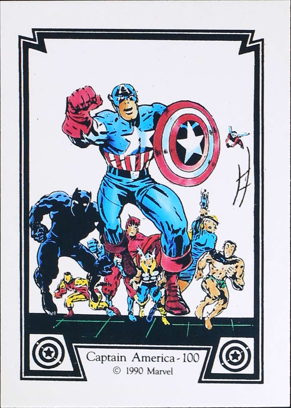 At the Avengers Compound, Steve Rogers watches the