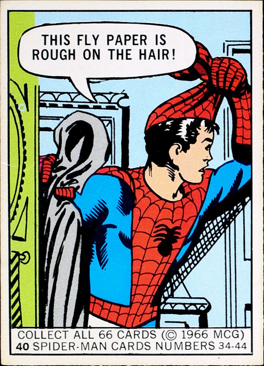 This fly paper is rough on the hair!