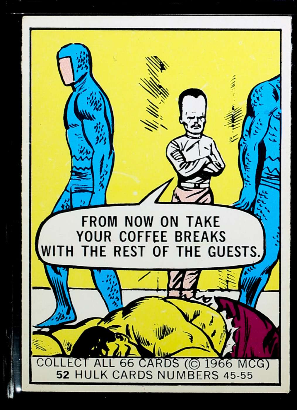 From now on take your coffee breaks with the rest of the guests