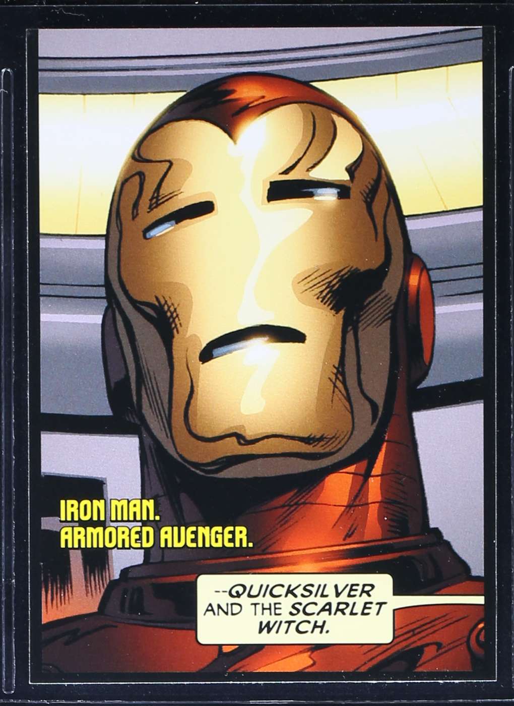 IRON MAN. ARMORED AVENGER.