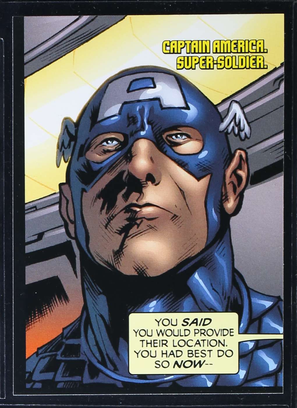 CAPTAIN AMERICA. SUPER-SOLDIER.
