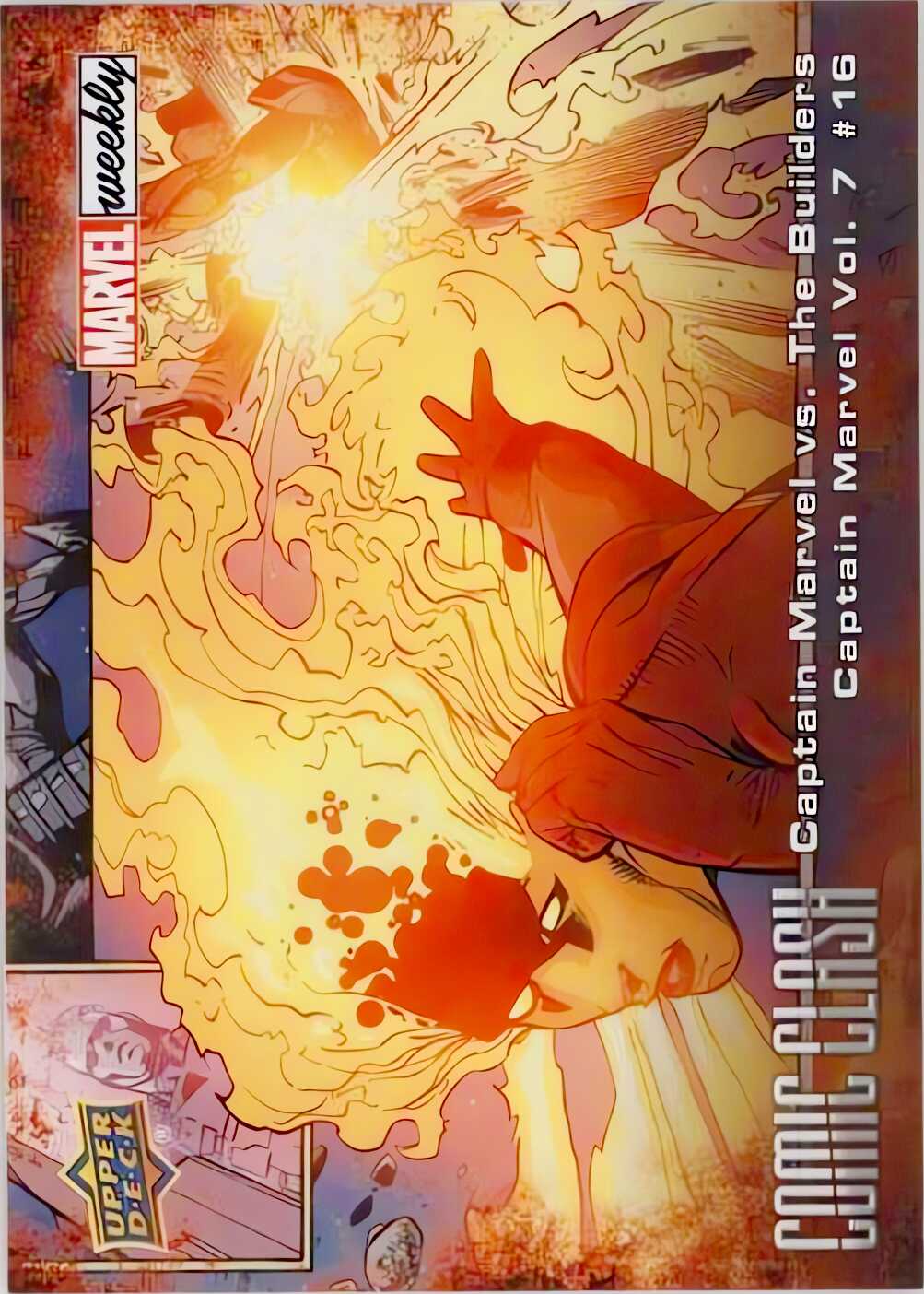 Captain Marvel (Binary) vs. The Builders