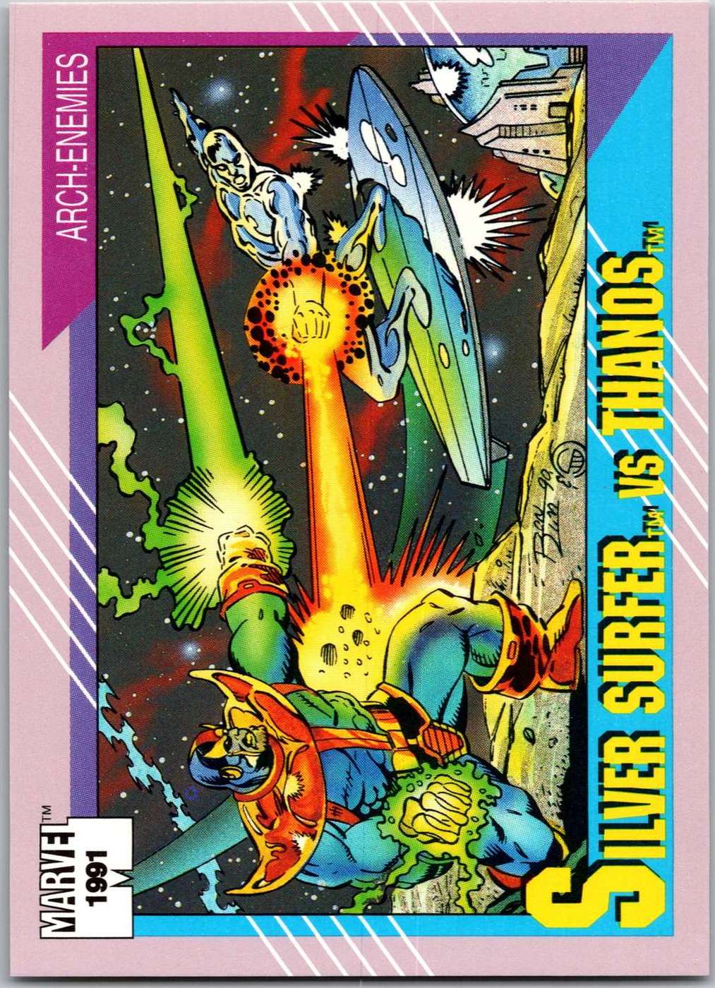 Silver Surfer vs. Thanos