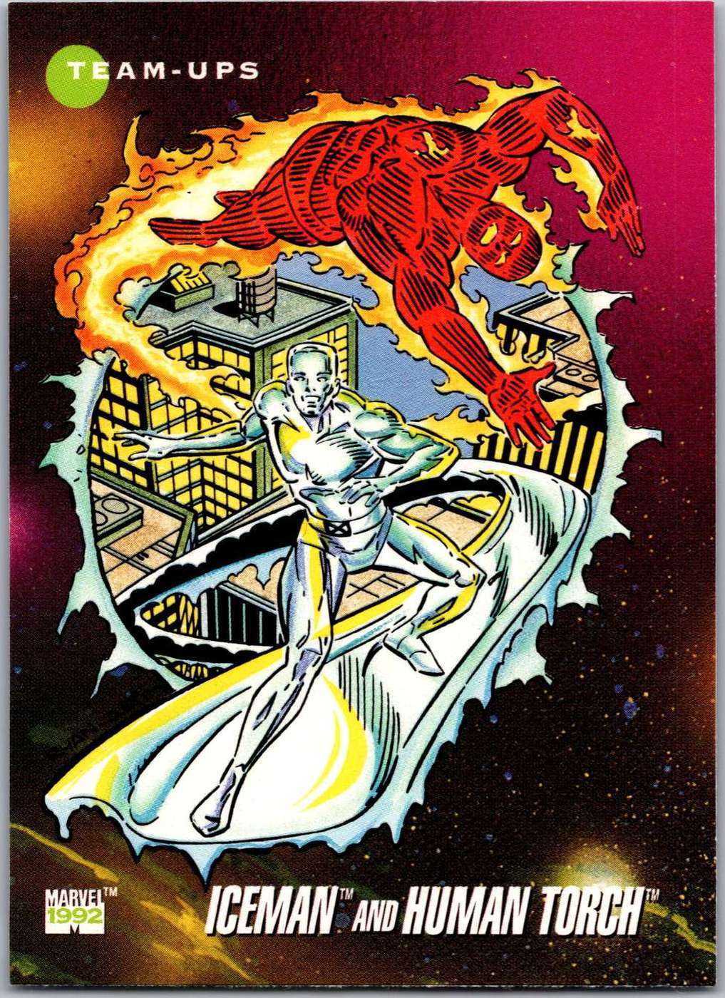 Iceman and Human Torch
