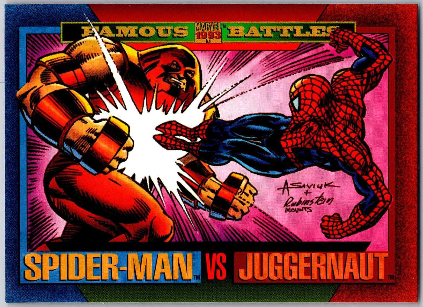 Spider-Man vs Juggernaut