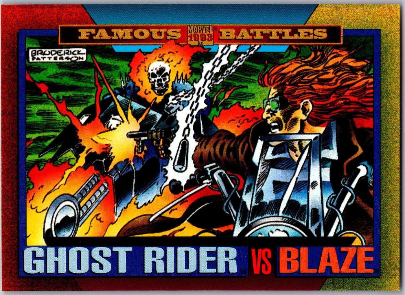 Ghost Rider vs Blaze