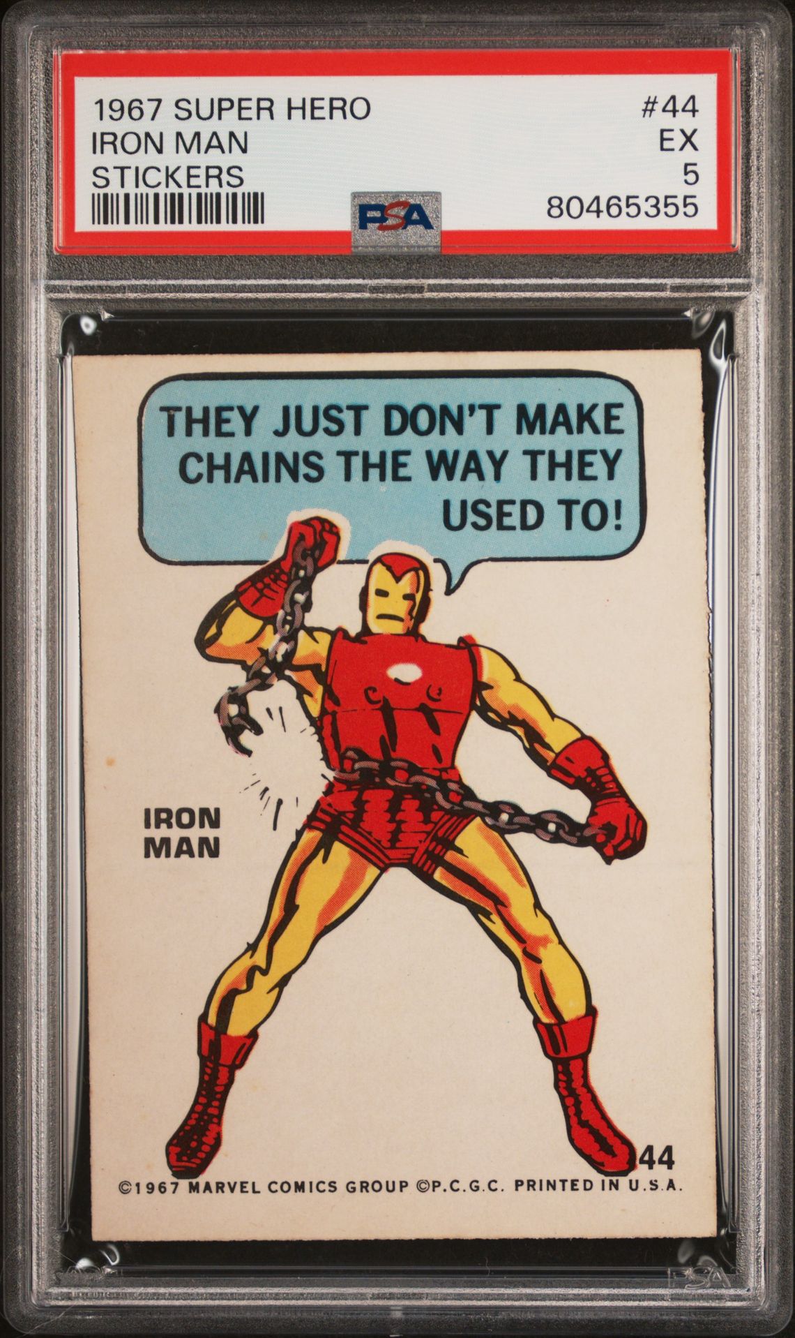 Iron Man - They just don't make chains the way they used to!
