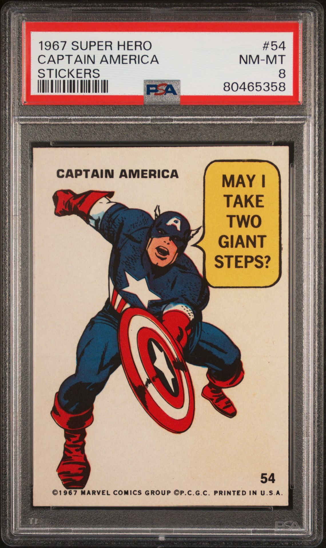 Captain America - May I take two giant steps?