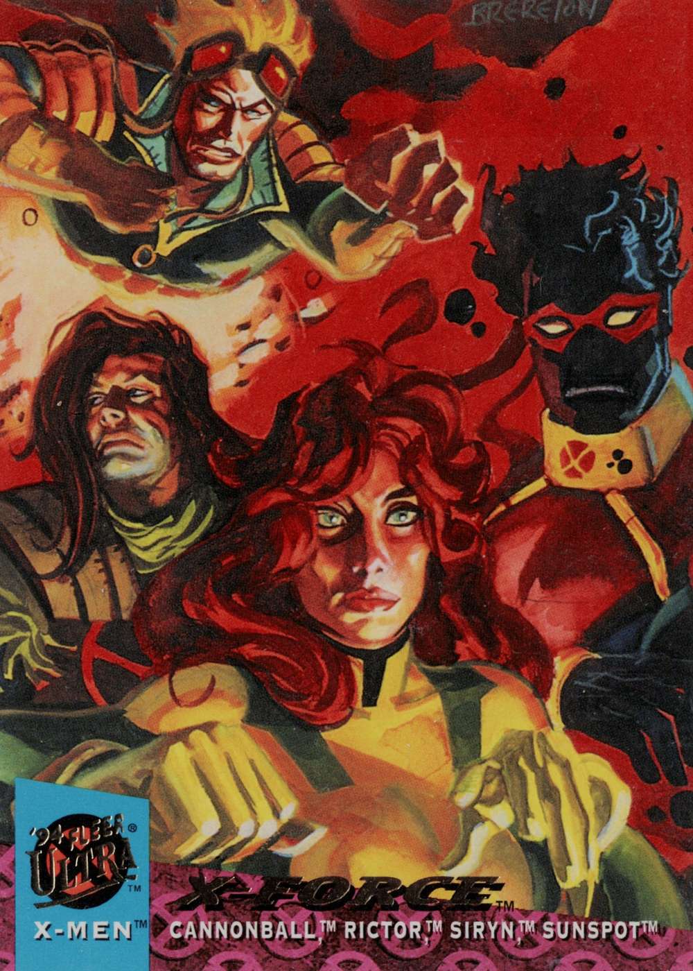 Cannonball, Rictor, Siryn, SunspotDan Brereton