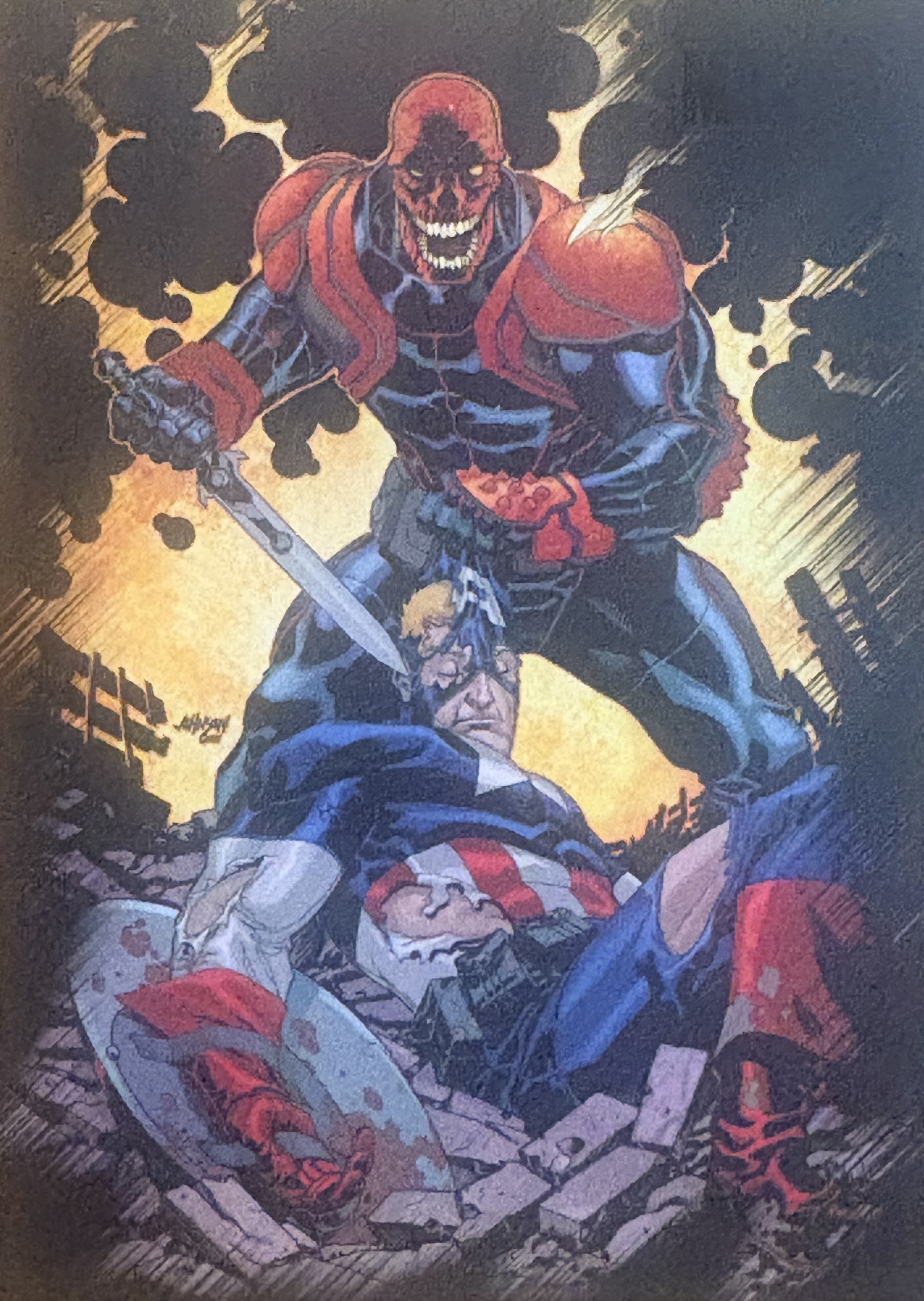 Captain America vs. Red Skull